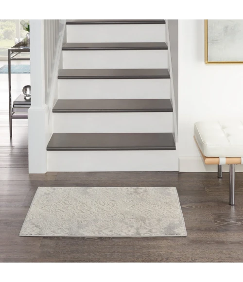 Nourison Elation Area Rug ETN03-Ivory Grey