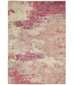 Nourison Home Celestial CES02 Ivory Pink 3 ft. 11 in. X 5 ft. 11 in. Area Rug
