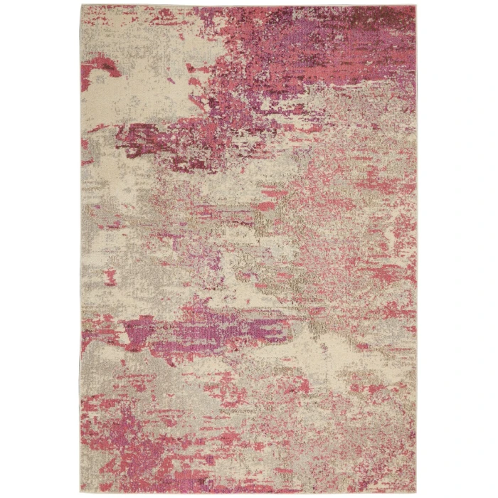 Nourison Celestial Area Rug CES02-Ivory/Pink