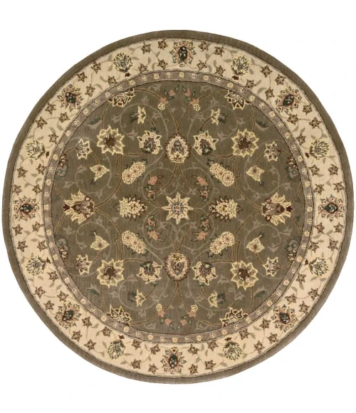 Nourison 2000 Round Area Rug 2003-Olive