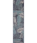 Nourison Home Garden Oasis Navy GOA02 2 ft. X 6 ft. Rectangle Rug