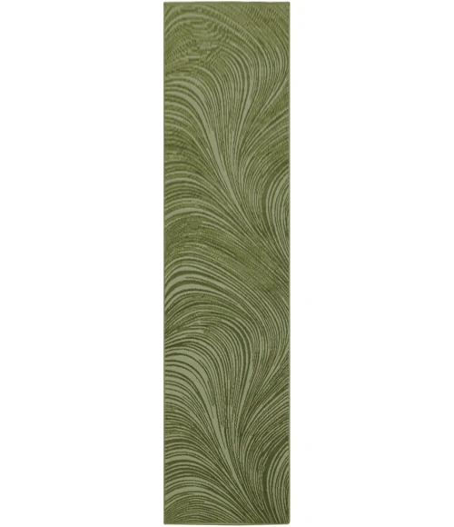 DKNY Central Park West Green CEP02 2ft. x 6ft. Rect. Rug