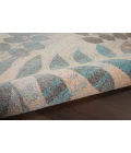 Nourison Tranquil Area Rug TRA01-Ivory/Light Blue