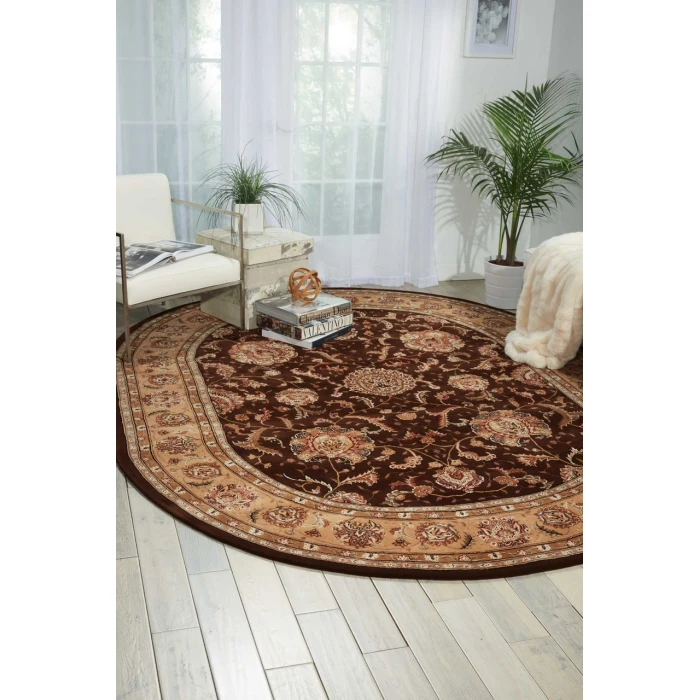 Nourison 2000 Oval Area Rug 2206-Brown