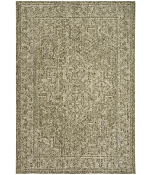Nourison Tulum Olive TLM05 4 ft. X 6 ft. Rect. Rug