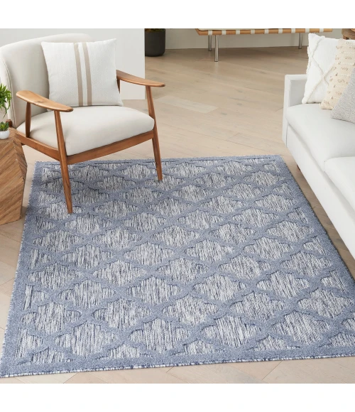 Nourison Easy Care Area Rug NES01 Denim Blue
