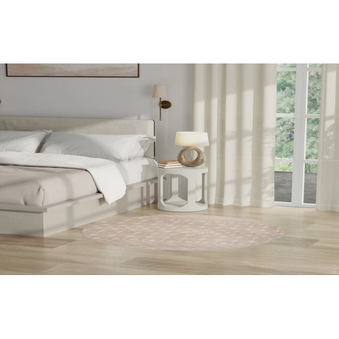 Nourison Grafix Beige GRF37 4 ft. Round Rug