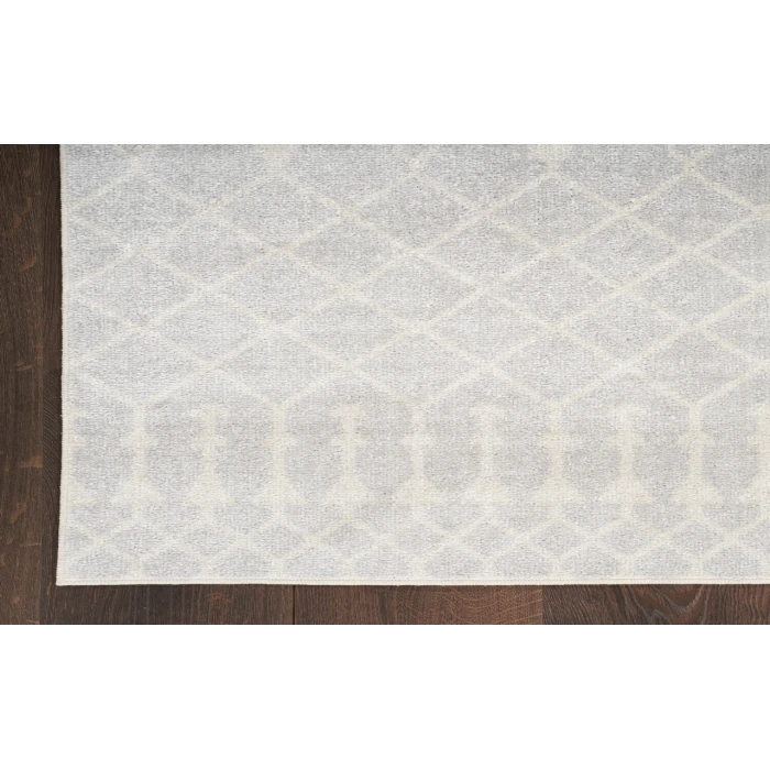Nourison Astra Machine Washable Grey ASW10 10 ft. X 14 ft. Rectangle Rug