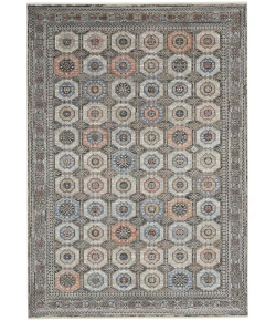 Nourison Home Starry Nights STN09 Grey/Navy 9 ft. 10 in. X 12 ft. 6 in. Area Rug