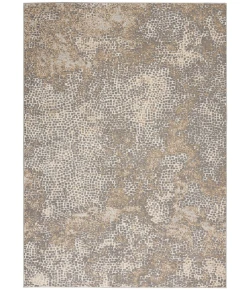 Michael Amini MA90 Uptown UPT02 Beige Grey 4 ft. X 6 ft. Area Rug