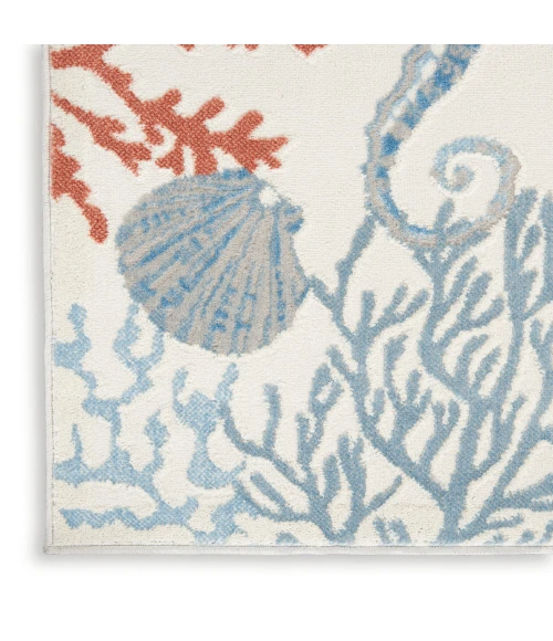 Nourison Seaside Area Rug SDS03 Ivory/Multi