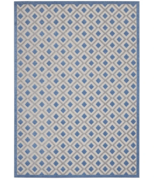 Nourison Aloha Area Rug ALH26 Blue/Grey 12' x 15'