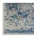 Nourison Tranquil Runner Area Rug TRA06-Ivory/Light Blue