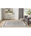 Nourison Serenity Home Grey Ivory SRH07 3 ft. 11 in. X 5 ft. 11 in. Rectangle Rug