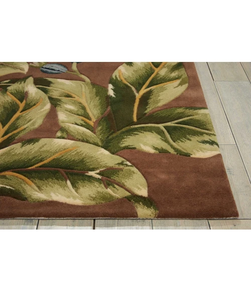 Nourison Home Tropics Brown TS02 8ft. x 11ft. Rect. Rug