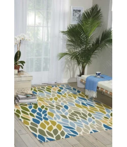 Nourison Home & Garden RS094 Multicolor 4 ft. 4 in. X 6 ft. 3 in. Area Rug