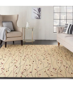 Nourison Home Grafix GRF15 Cream 7 ft. 10 in. X 9 ft. 10 in. Area Rug