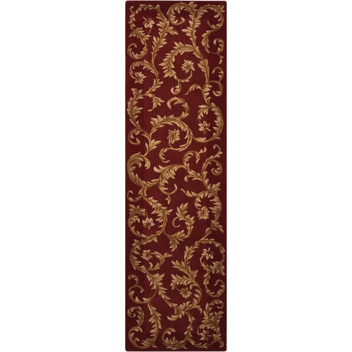 Nourison Home Ashton House Red AS04 2ft. x 5ft.9in. Rect. Rug