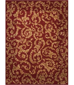 Nourison Home Ashton House Red AS04 2ft. x 5ft.9in. Rect. Rug