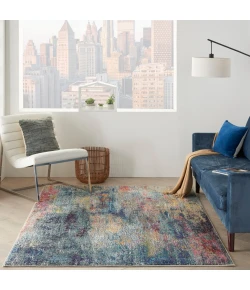 Nourison Home Celestial CES16 Multicolor 5 ft. 3 in. X 7 ft. 3 in. Area Rug