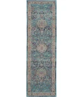 Nourison Vintage Kashan Runner Area Rug VKA01-Blue