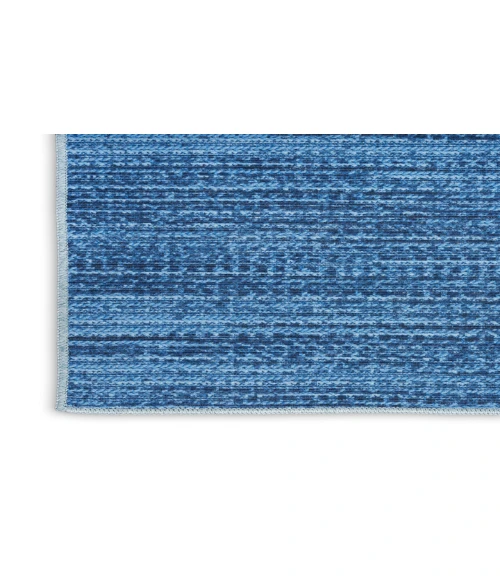 Nourison Nourison Washables Blue NWB03 2 ft. 2 in. X 8 ft. Rectangle Rug