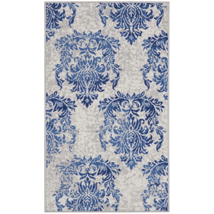 Nourison Whimsicle Area Rug WHS11-Ivory Navy