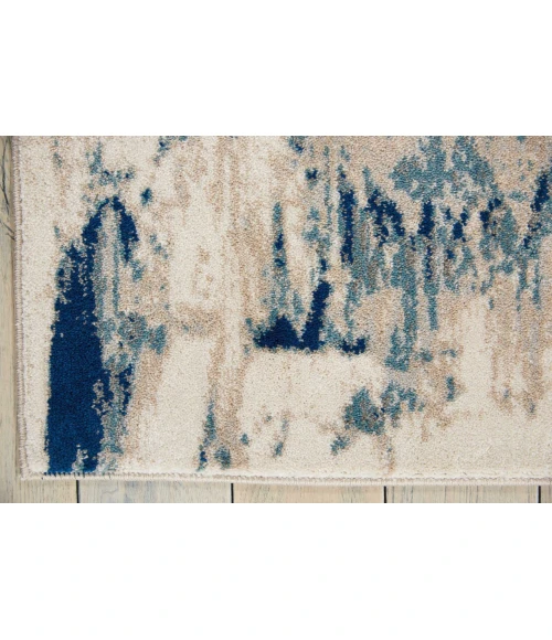 Nourison Maxell Area Rug MAE16-Ivory/Blue
