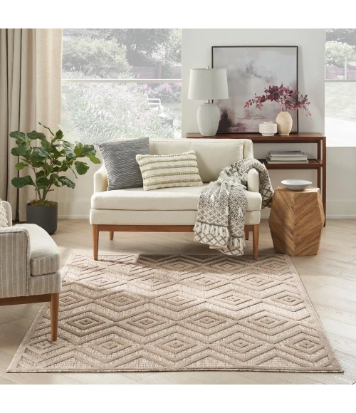 Nourison Versatile Area Rug NRV01 Natural Beige