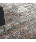 Nourison Tangra Grey/Multi TNR02 8 ft. X 10 ft. Rect. Rug