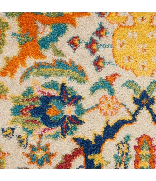 Nourison Allur Area Rug ALR03-Ivory Multicolor