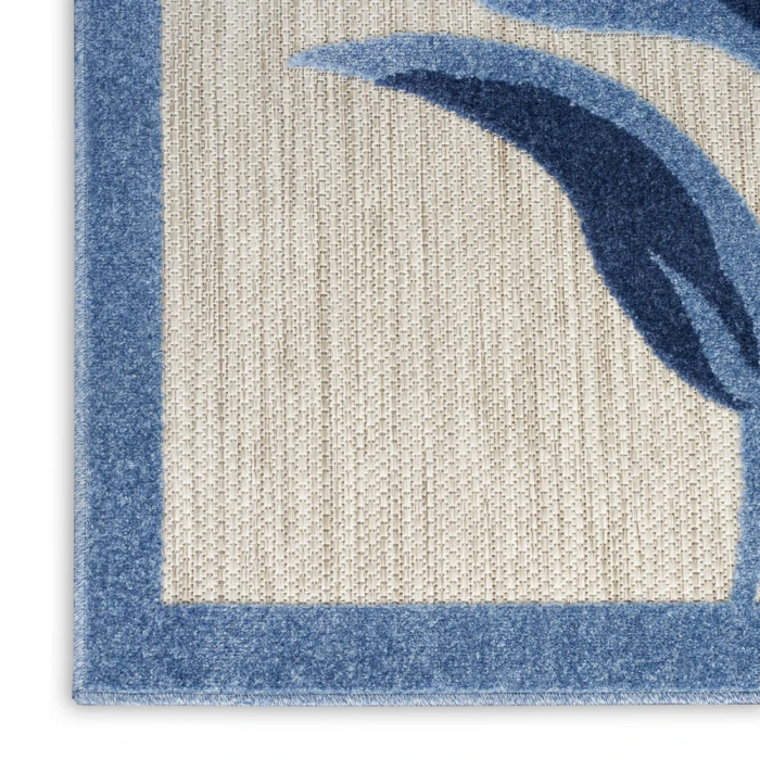 Nourison Aloha Area Rug ALH33 Blue Grey