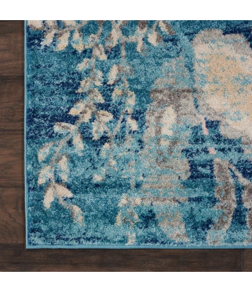Nourison Tranquil Area Rug TRA02-Turquoise