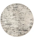 Nourison Quarry Ivory Blue Grey QUA01 4 ft. X Round Rug