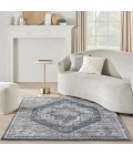 Kathy Ireland American Manor Area Rug AMR02 Blue 3'11" x 5'11"