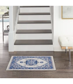 Nourison Home Whimsicle WHS03 Ivory Blue 2 ft. X 3 ft. Area Rug