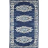Nourison Home Grafix GRF14 Navy Blue 2 ft. X 6 ft. Area Rug