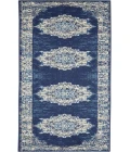 Nourison Grafix Navy Blue GRF14 2 ft. X 6 ft. Rectangle Rug