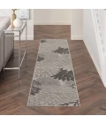 Nourison Aloha Runner Area Rug ALH05-Silver Grey