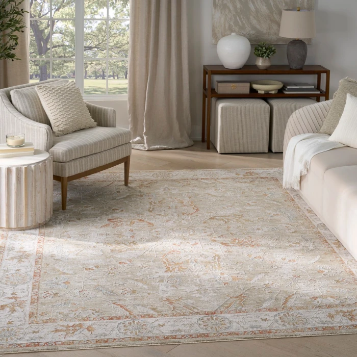 Nourison Infinite Sage Ivory IFT01 8 ft. X 10 ft. Rect. Rug