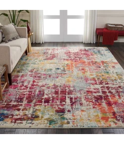 Nourison Home Celestial CES13 Pink Multicolor 7 ft. 10 in. X 10 ft. 6 in. Area Rug