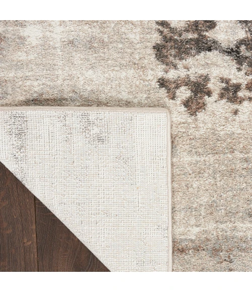 Kathy Ireland American Manor Area Rug AMR04 Iv/Mocha 2'2" x 7'6"