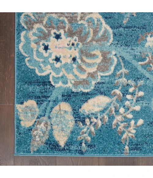 Nourison Tranquil Area Rug TRA02-Turquoise