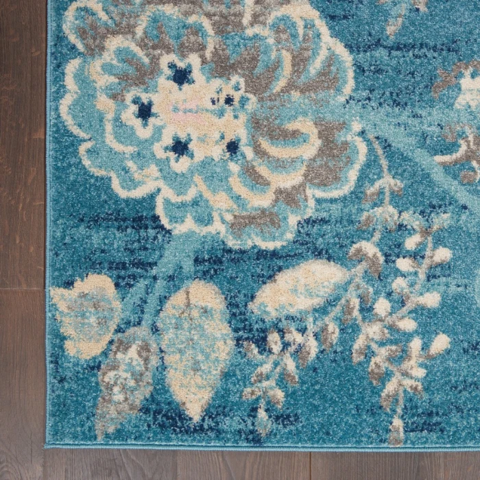 Nourison Tranquil Area Rug TRA02-Turquoise