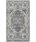 Nourison Quarry Navy Ivory QUA18 2 ft. X 4 ft. Rect. Rug