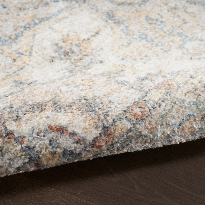 Nourison Astra Machine Washable Area Rug ASW12 Grey/Multi