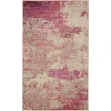 Nourison Home Celestial CES02 Ivory Pink 3 ft. X 5 ft. Area Rug
