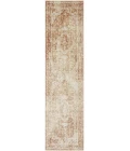 Nourison Astra Machine Washable Rust ASW12 2 ft. 2 in. X 8 ft. Rect. Rug