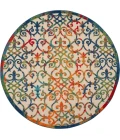 Nourison Aloha Round Area Rug ALH21-Multicolor