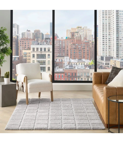 DKNY West End Ave Grey WTE01 6 ft. X 9 ft. Rect. Rug